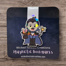 Load image into Gallery viewer, Holographic Vampire Magnetic Bookmark – Cute Bookish Accessory for Readers, Teachers & Students | Wicked Twisted Creations