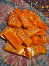 Load image into Gallery viewer, Orange and Silver Dominos