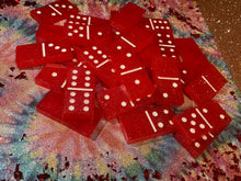 Load image into Gallery viewer, Red and White Dominos