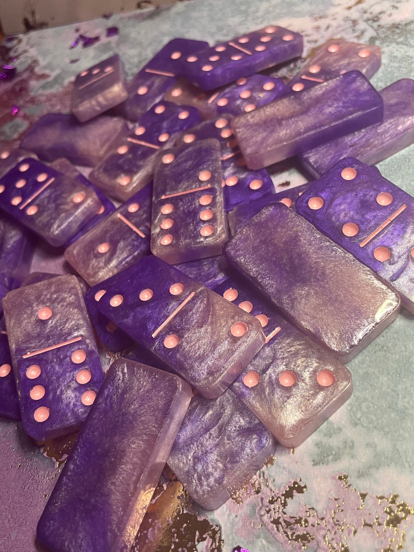 Purple & Pink Dominos