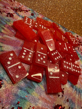 Load image into Gallery viewer, Red and White Dominos