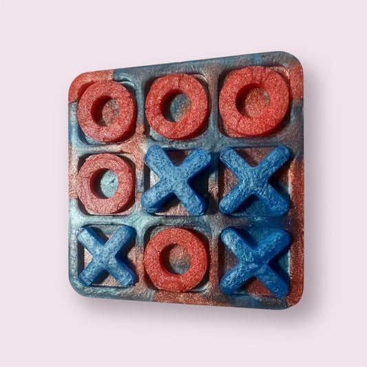 Blue&Pink Tic Tac Toe Board