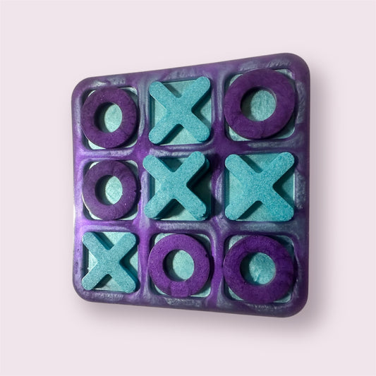 Blue&Purple Tic Tac Toe Board