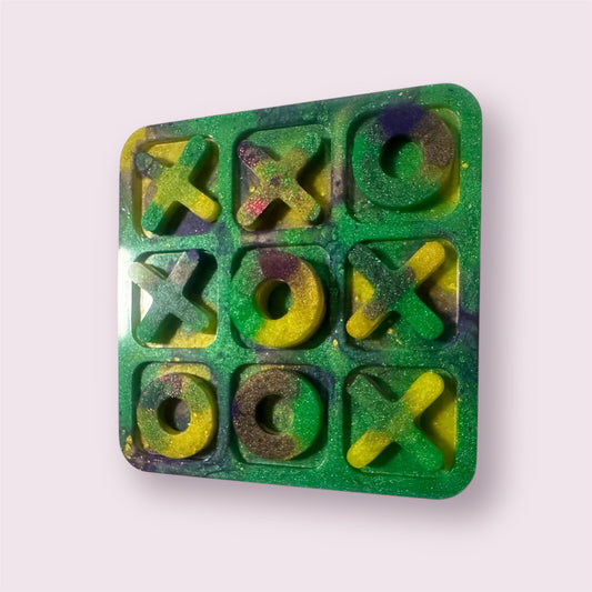 Jamaican Inspired Tic Tac Toe Board