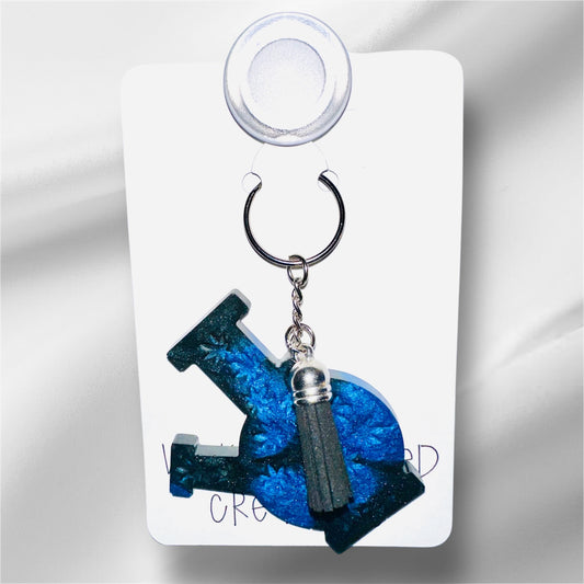 Black&blue Mini Bong Keychain – Because Even Your Keys Deserve a Hit