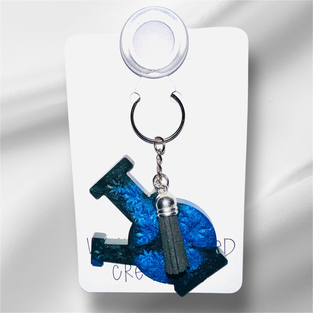 Black&blue Mini Bong Keychain – Because Even Your Keys Deserve a Hit