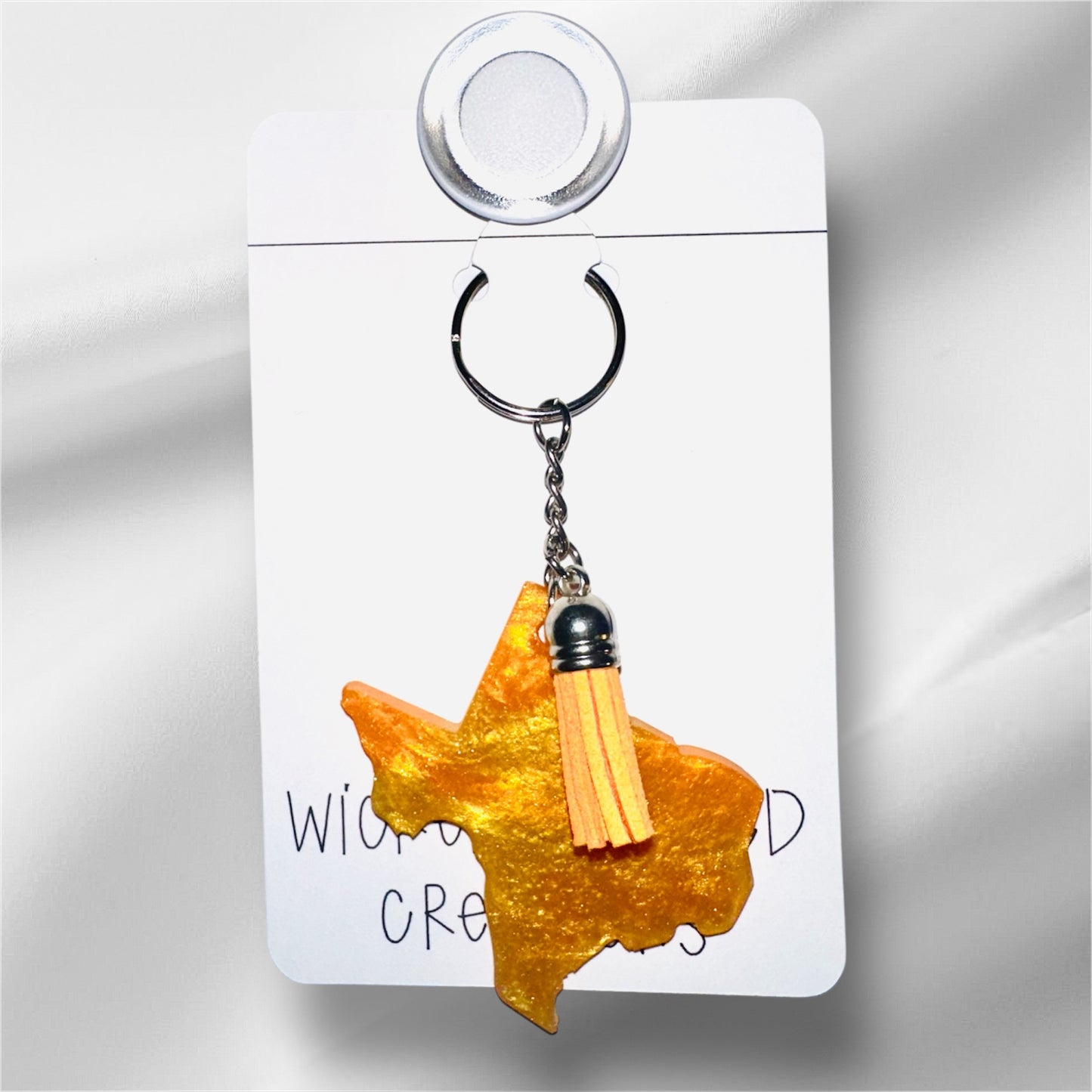 Resin Texas Keychain – Big State, Bigger Style
