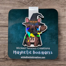 Load image into Gallery viewer, Holographic Pooch Magnetic Bookmark – Cute Bookish Accessory for Readers, Teachers &amp; Students | Wicked Twisted Creations

