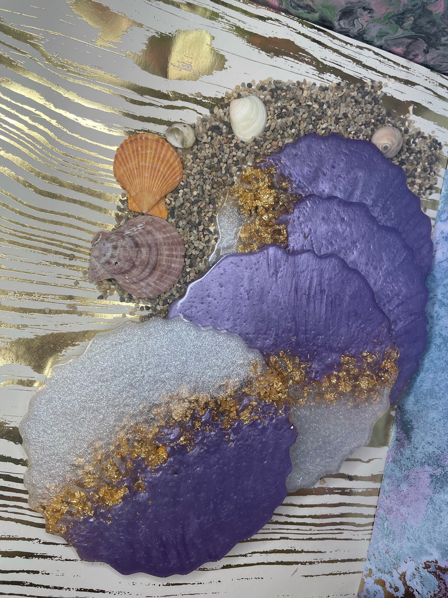 Lilac Dreams Coaster Set
