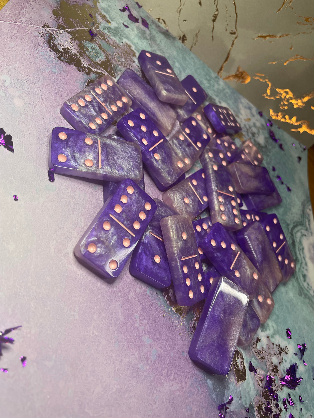 Purple & Pink Dominos