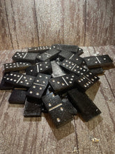 Load image into Gallery viewer, Black and Silver Dominos
