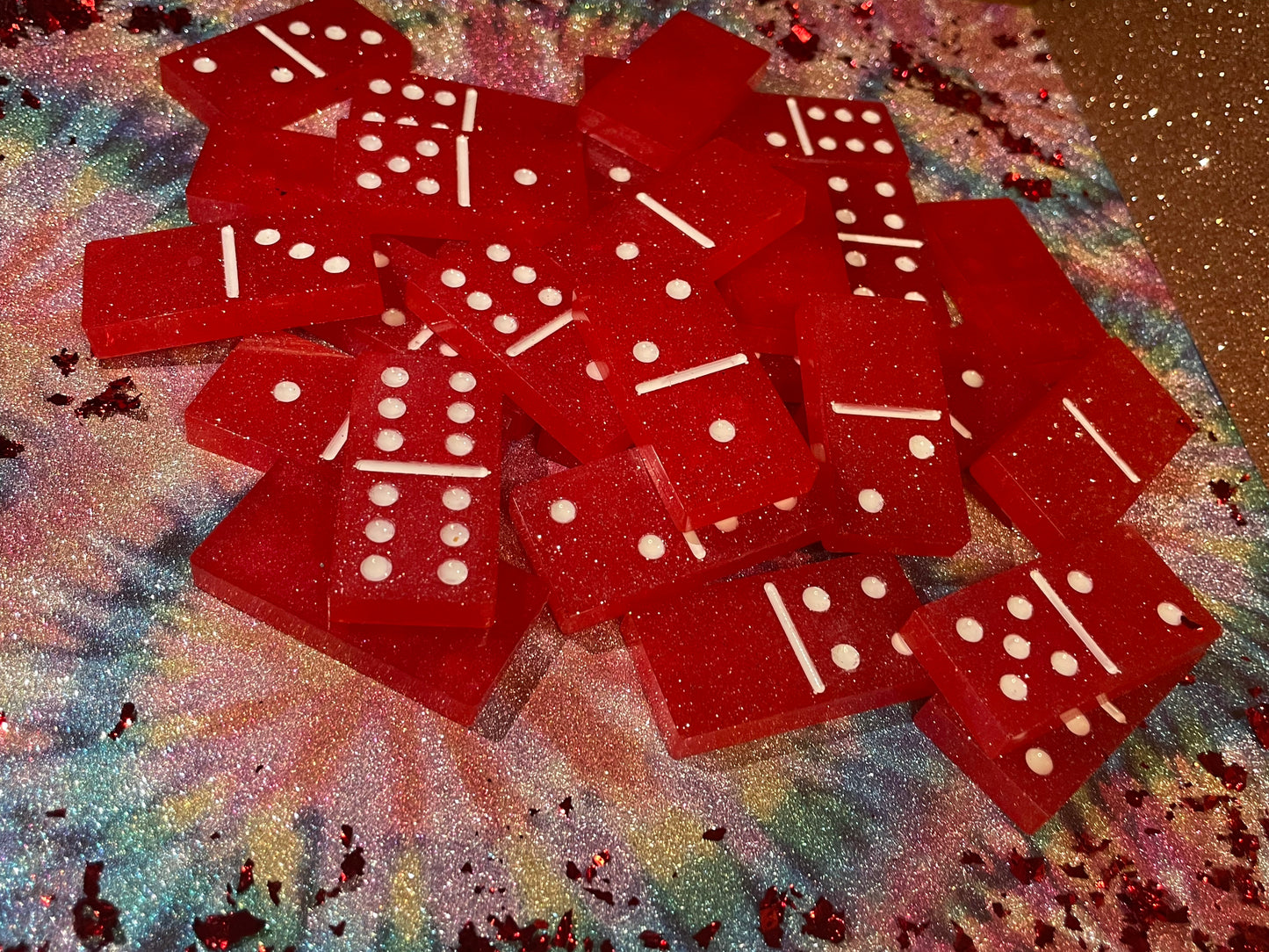 Red and White Dominos