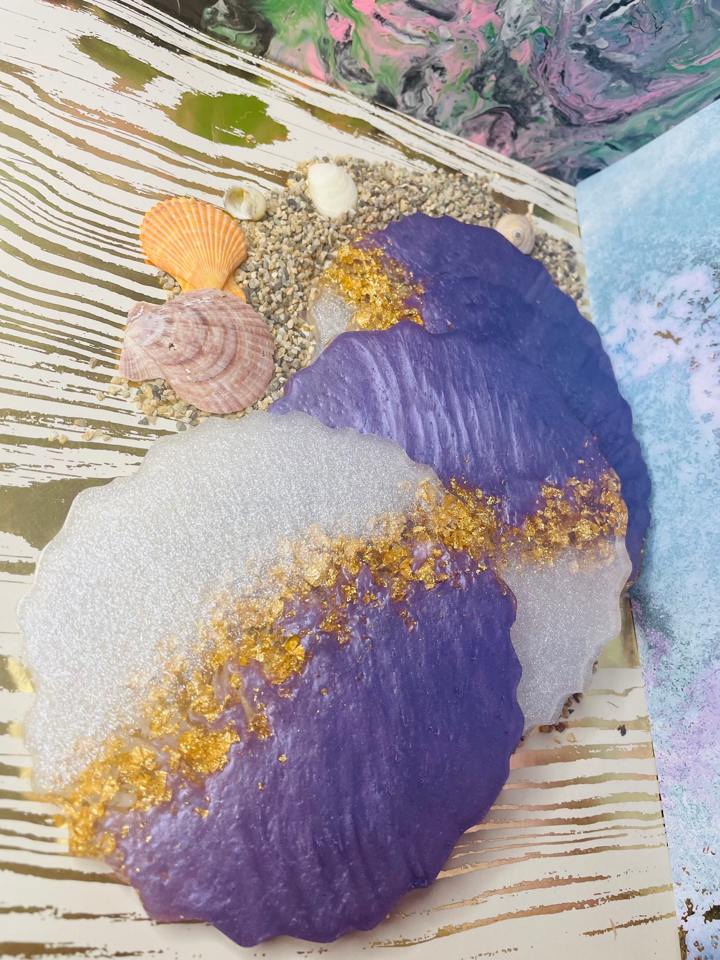 Lilac Dreams Coaster Set
