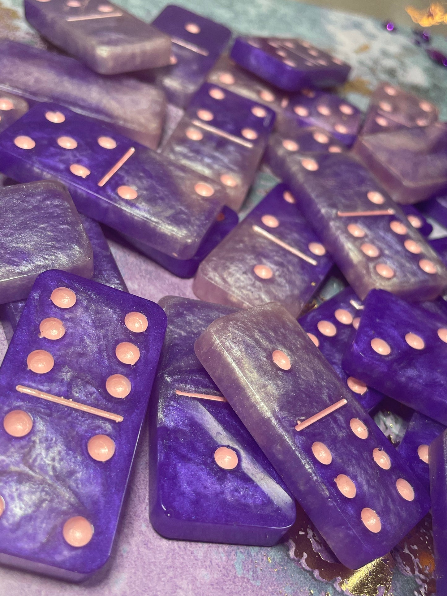 Purple & Pink Dominos