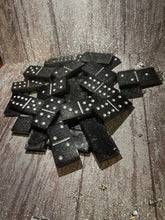 Load image into Gallery viewer, Black and Silver Dominos
